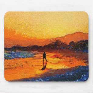 California Dreaming Sunset Mousepad
