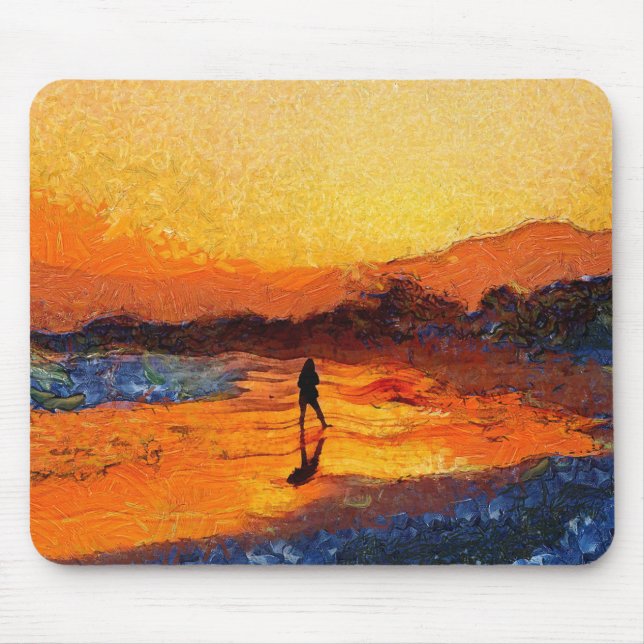 California Dreaming Sunset Mousepad (Front)