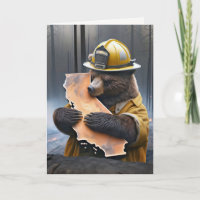 California Firefighter Bear for Thank You