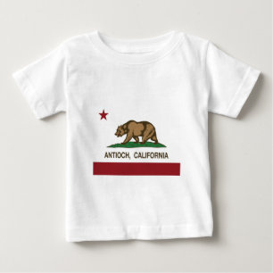 california flag antioch baby T-Shirt