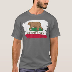 California Flag Bear 484 T-Shirt