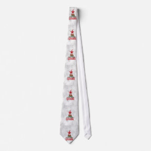 California Flag Bear in Painterly Style Tie