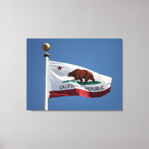 California flag canvas print