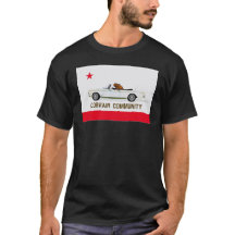 California flag Corvair convertible shirt