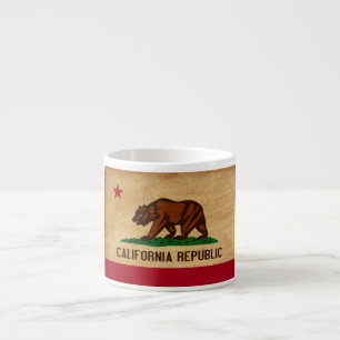 California Flag Espresso Cup
