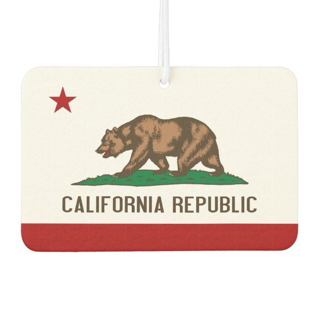 CALIFORNIA FLAG Flag - Air Freshener (Front)