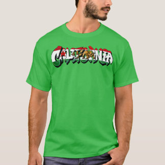 California Flag Graffiti T-Shirt