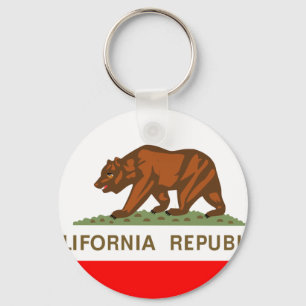 California Flag Keychain