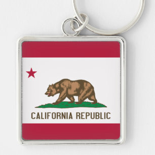 California Flag Keychain