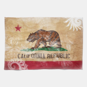 California Flag Kitchen Towel