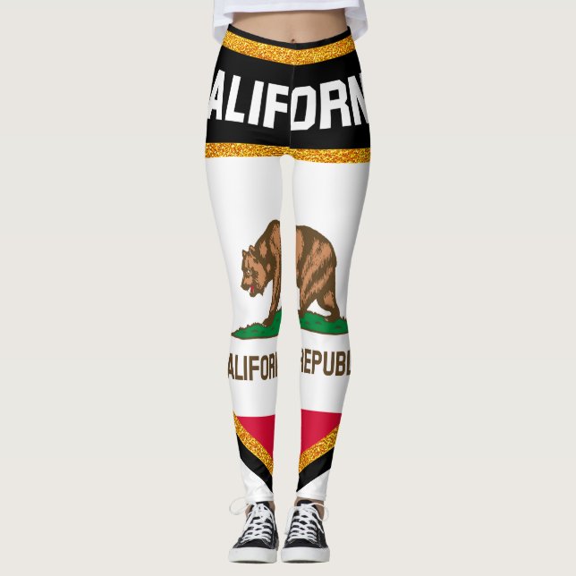 California Flag Leggings (Front)
