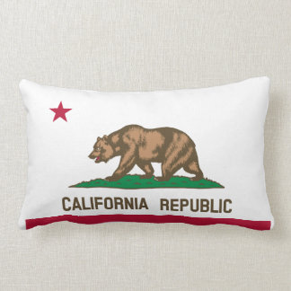 California Flag Lumbar Pillow