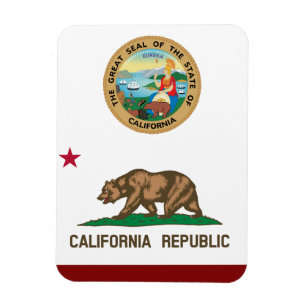 California flag magnet