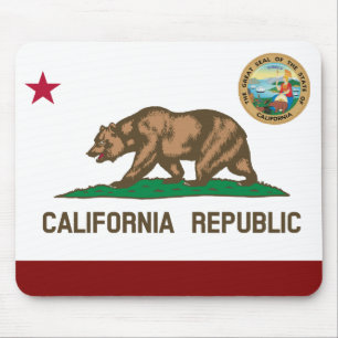 California flag mouse pad