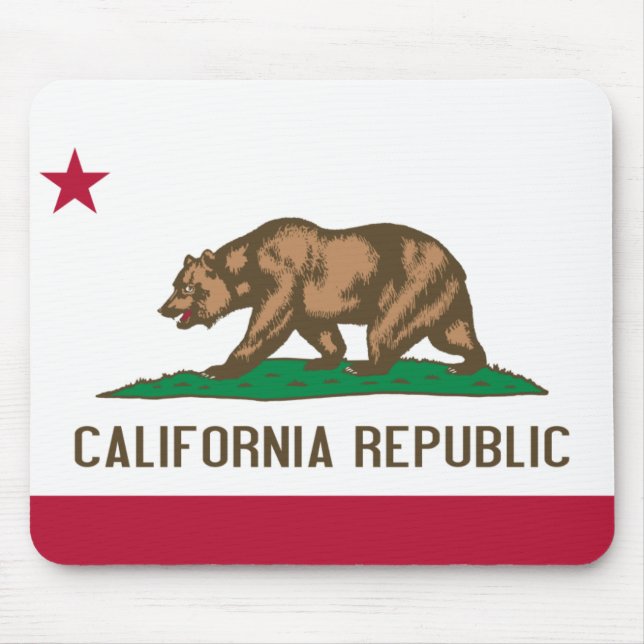 California Flag Mouse Pad (Front)