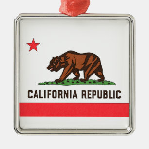 CALIFORNIA FLAG Ornament