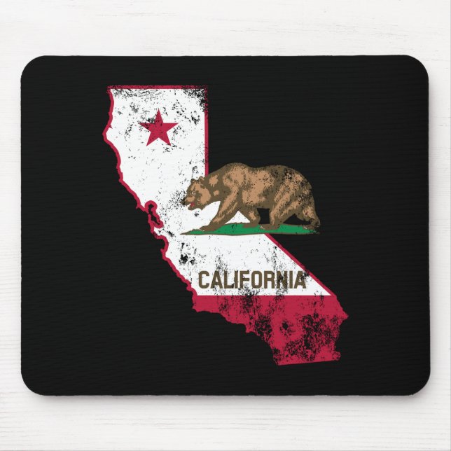 California Flag Patriotic Mouse Pad (Front)