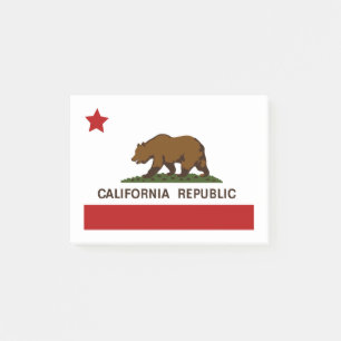 California Flag Patriotic Post-it Notes