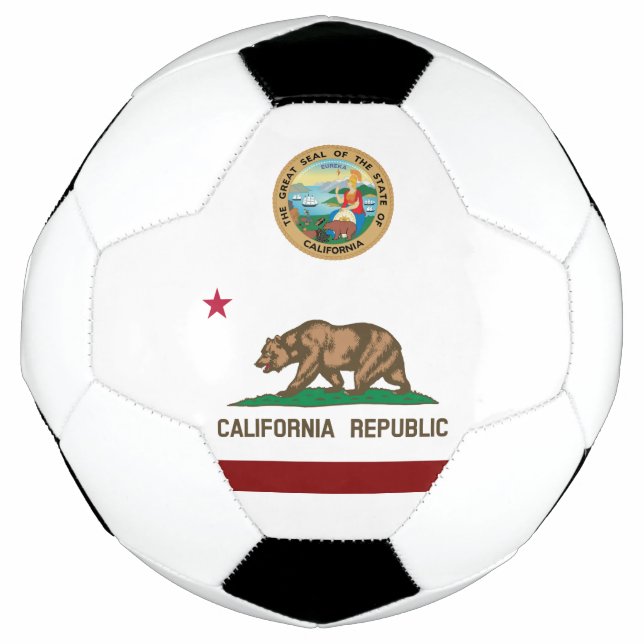 California flag soccer ball (Front)
