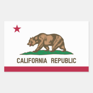 California* Flag Sticker