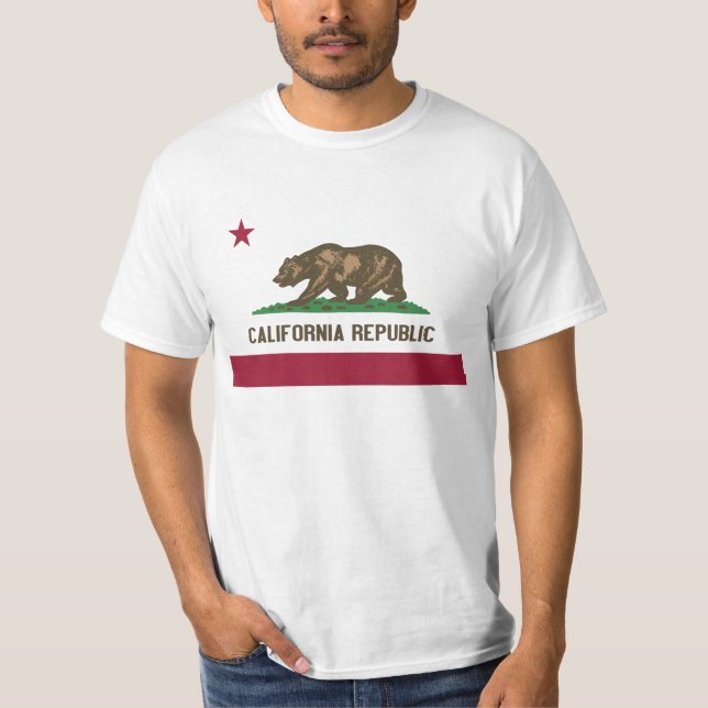 California Flag T Shirt (Front)