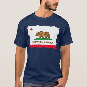California Flag Tear Out T-Shirt