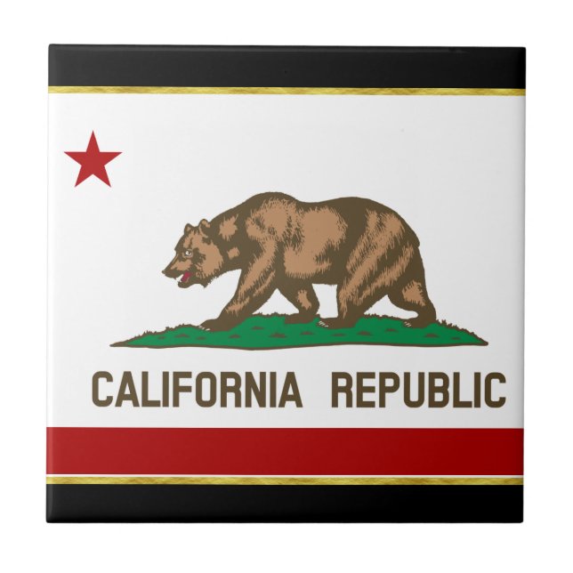 California flag tile (Front)