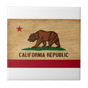California Flag Tile