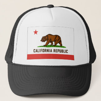 California Flag Trucker Hat