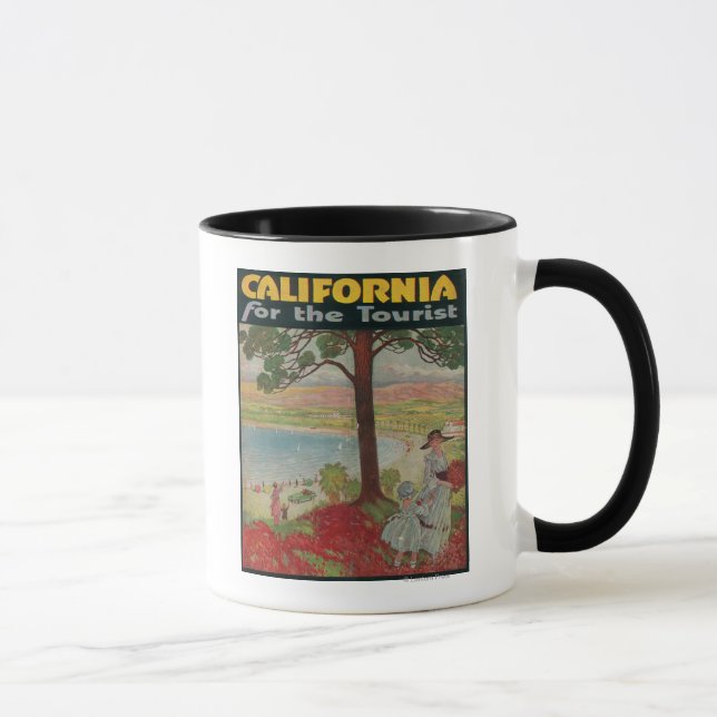 California For The Tourist Poster Mug (Right)
