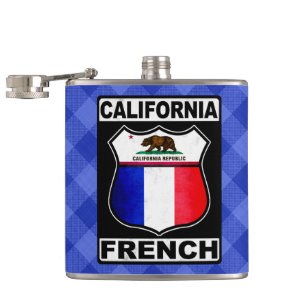 California French American Hipflask Hip Flask