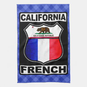 California French American Kitchen Towel