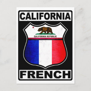 California French American Postcard