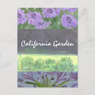 California Garden Postcard