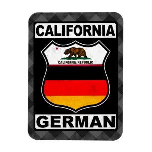 California German American   Magnet