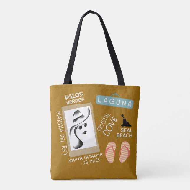 California Girls Beach Sac fourre-tout (Dos)