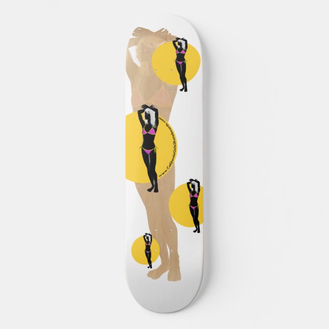 California Girls Skateboards - Courtney Logo (Front)