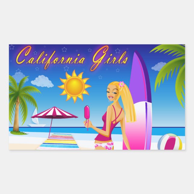 California Girls Sticker (Front)