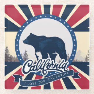 California Glass Coaster