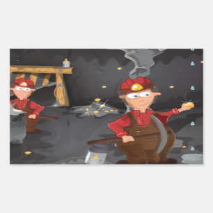 California Gold Mine Miners Sticker