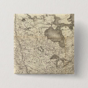 California Gold Rush 2 Inch Square Button