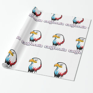 California Golden eagle Wrapping Paper