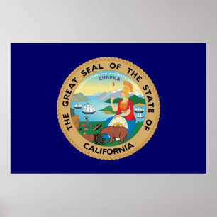 California Great Seal Poster