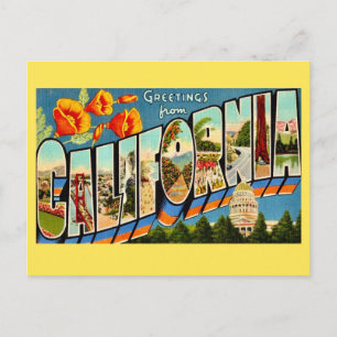 California Greeting Postcard