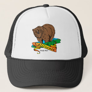 California Grizzly Trucker Hat
