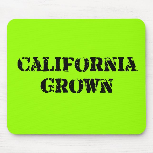 California Grown Mouse Pad (Front)