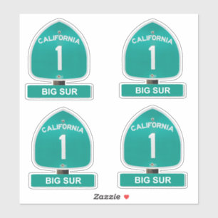 California Highway 1 Big Sur stickers