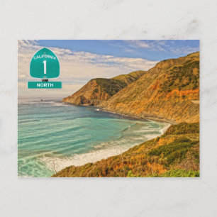 California Highway 1 Postcard