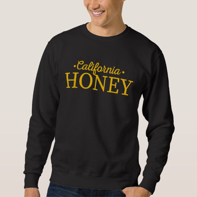 California Honey Beekeeper Conservation Save Bees Sweatshirt (Front)