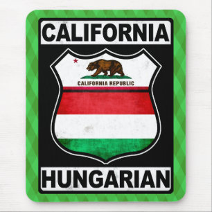 California Hungarian American Mousemat Mouse Pad